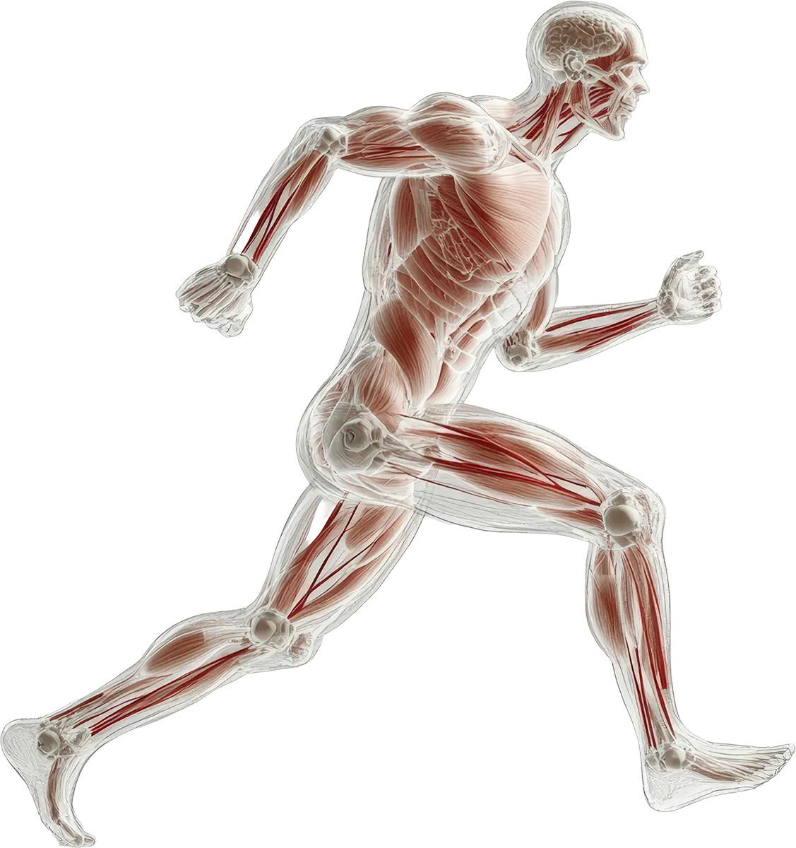 Diagram of body areas treated with SoftWave therapy